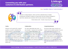 Tablet Screenshot of linkageresearch.com